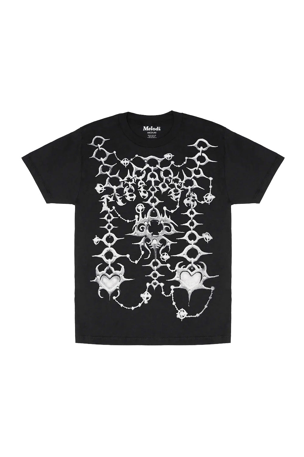 EC Melodi Link T-Shirt Black – Schwarzes T-Shirt von EC Melodi mit modernem Link-Design für einen urbanen Streetwear-Look