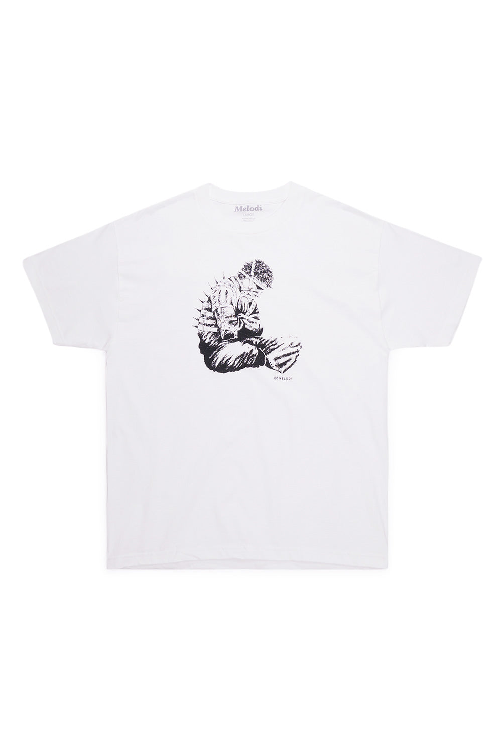EC Melodi Straitjacket T-Shirt White - BONKERS
