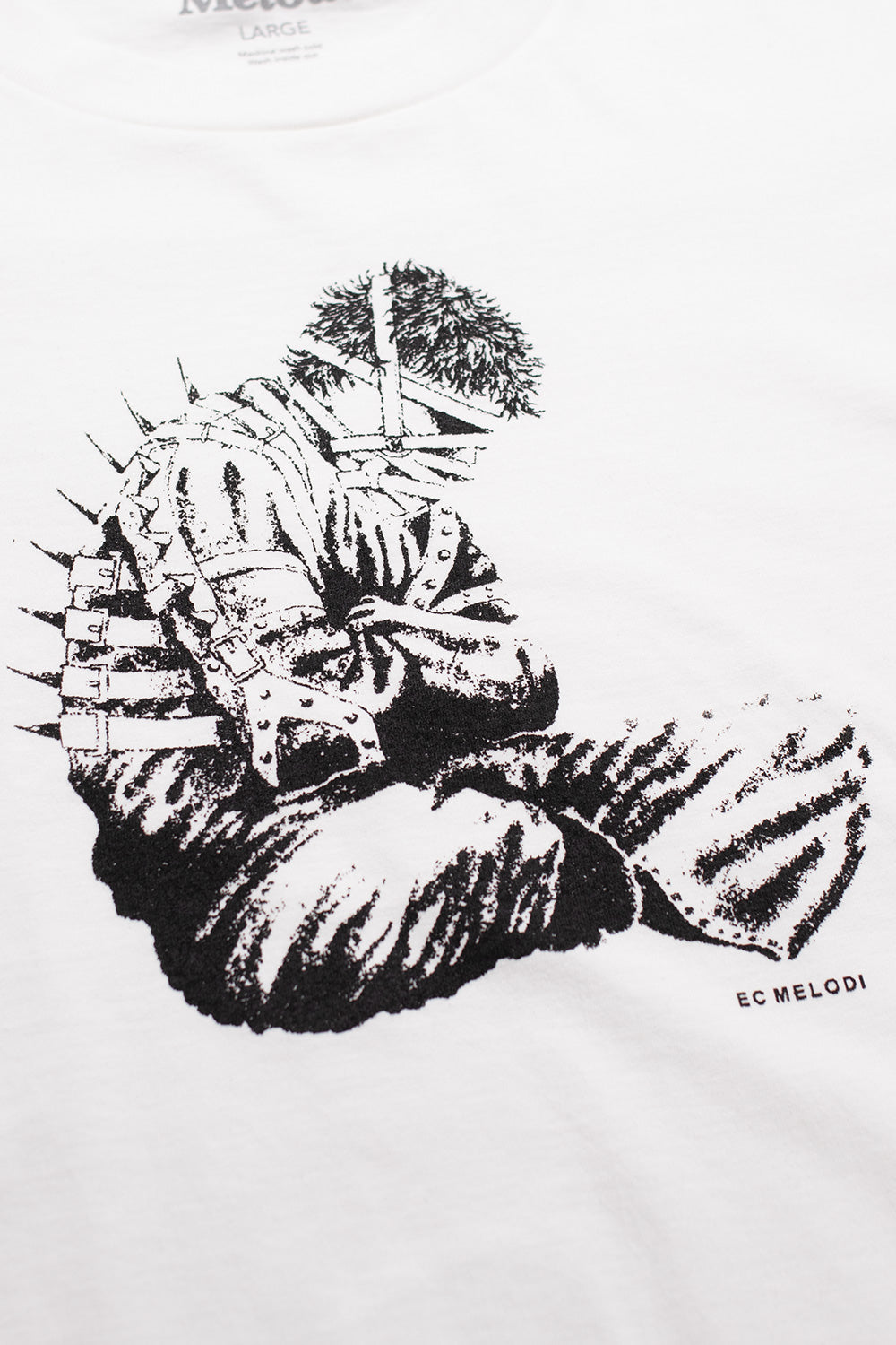 EC Melodi Straitjacket T-Shirt White - BONKERS