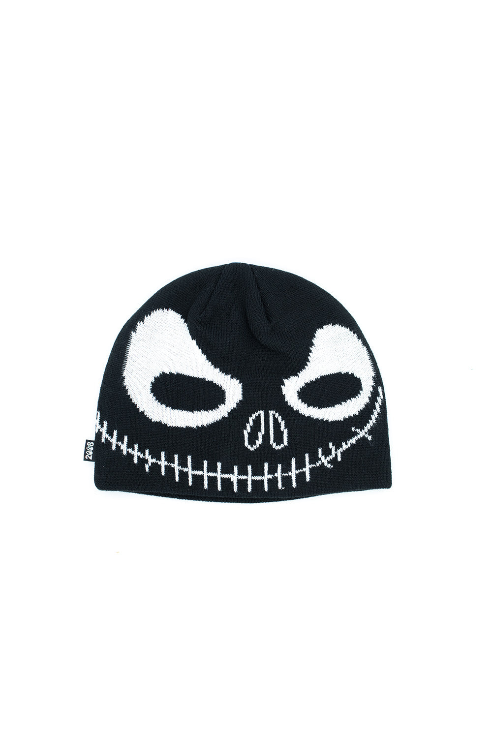 Fuck This Industry Skully Skully Beanie in Schwarz – klassische Strickmütze für Streetwear-Fans