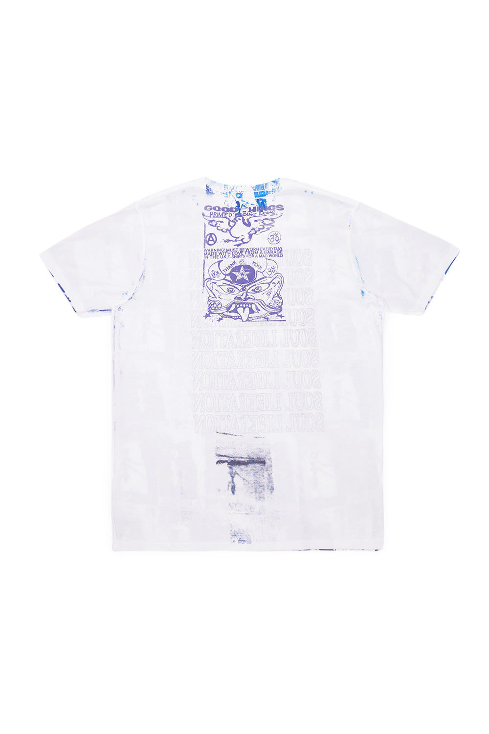 "Good Things Ant T-Shirt White – Rückansicht des schlichten Designs"