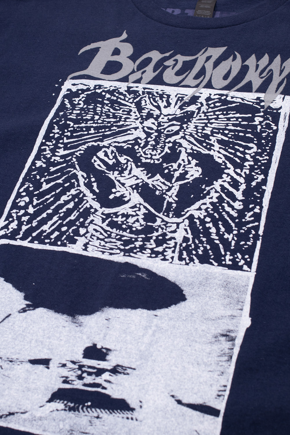 "Stylisches Good Things Bathory T-Shirt Navy – Rückansicht"