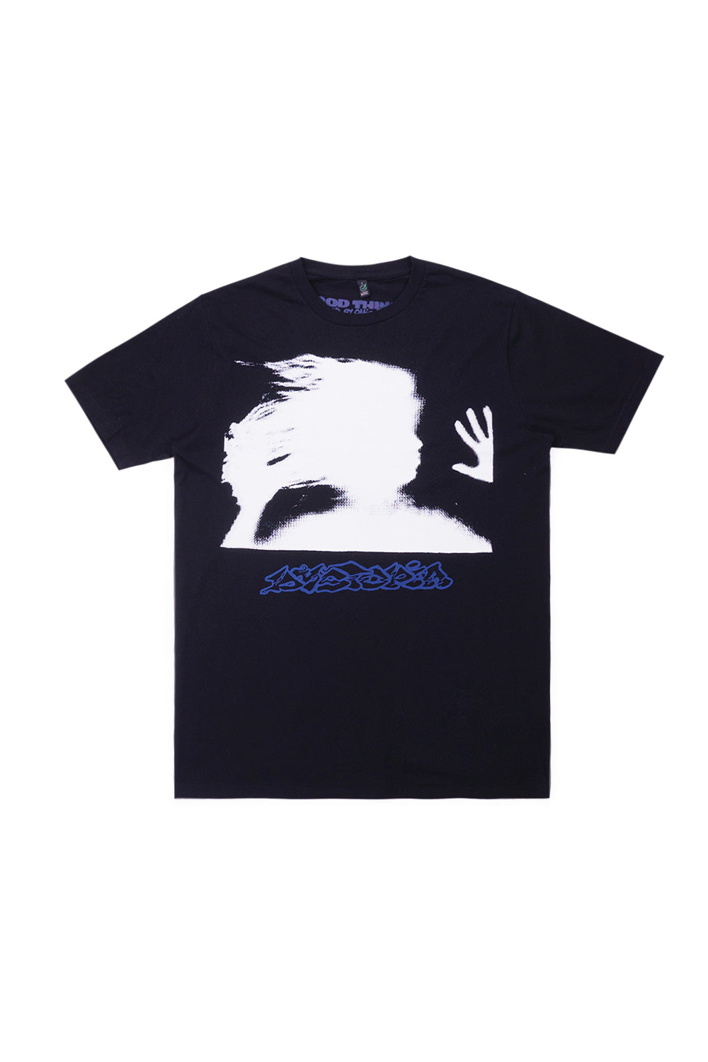 "Good Things Dystopia T-Shirt Schwarz – Frontansicht mit einzigartigem Print"