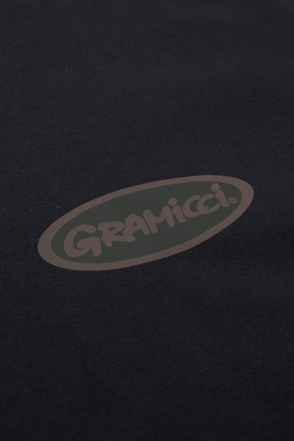 Gramicci Oval T-Shirt Vintage Black - BONKERS