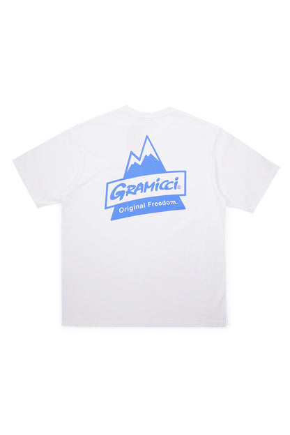 Gramicci Peak T-Shirt White - BONKERS