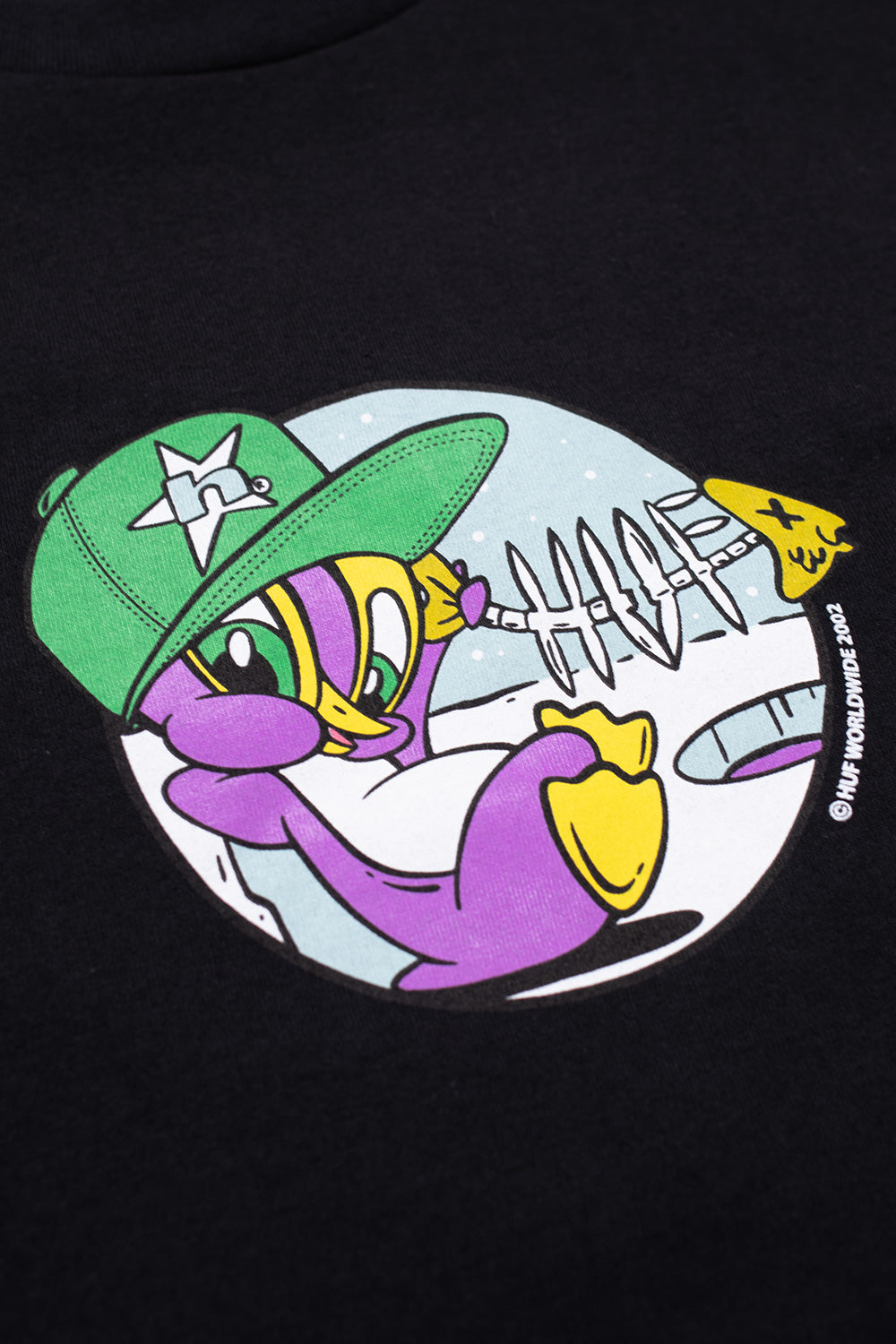 Huf Deep Freeze T-Shirt Black - BONKERS