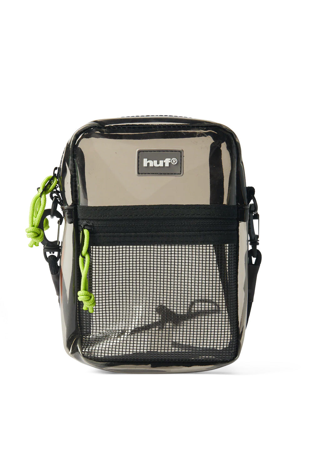 Huf Mercer Transparent Side Bag Smoke Black