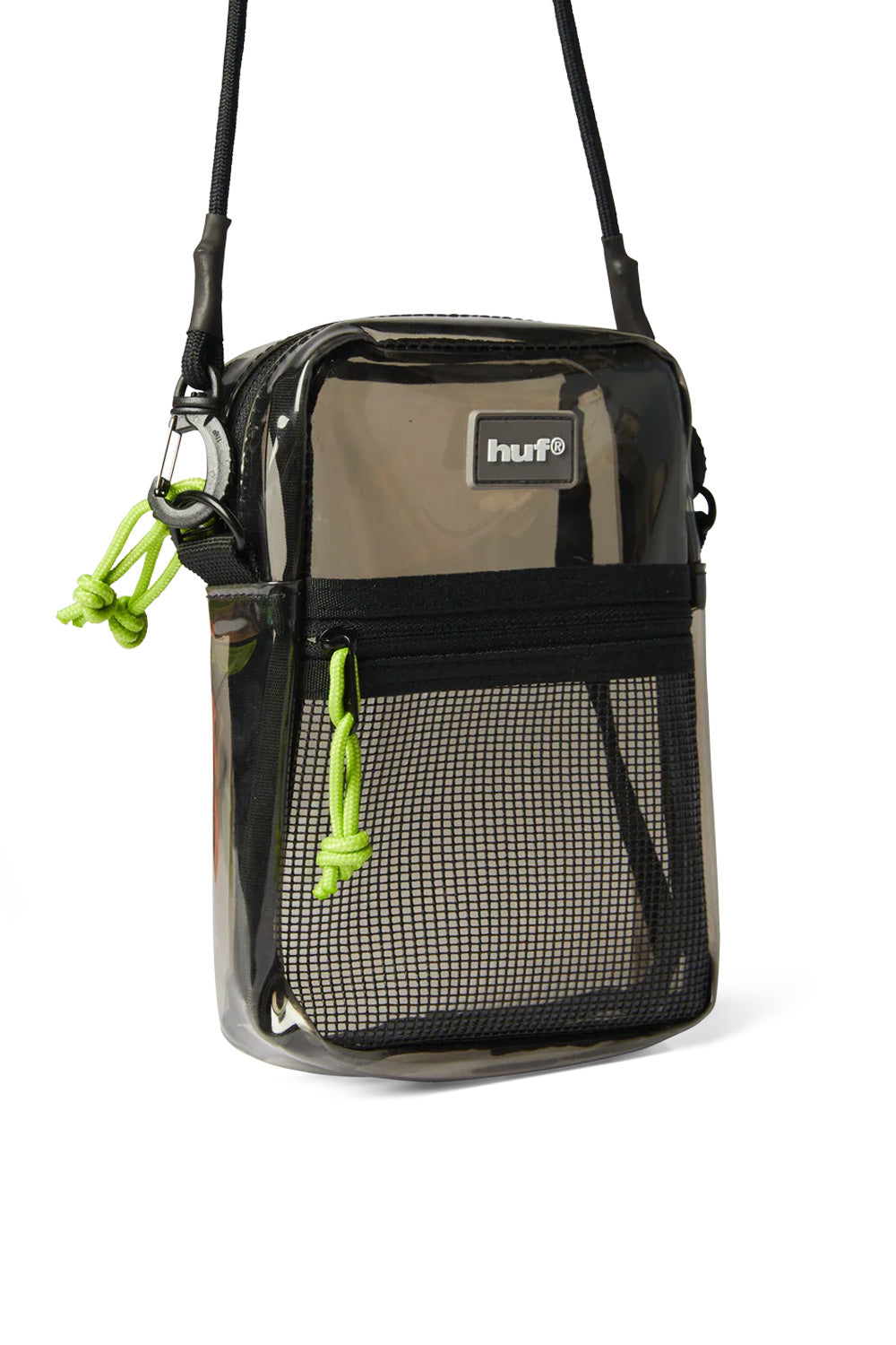 Huf Mercer Transparent Side Bag Smoke Black