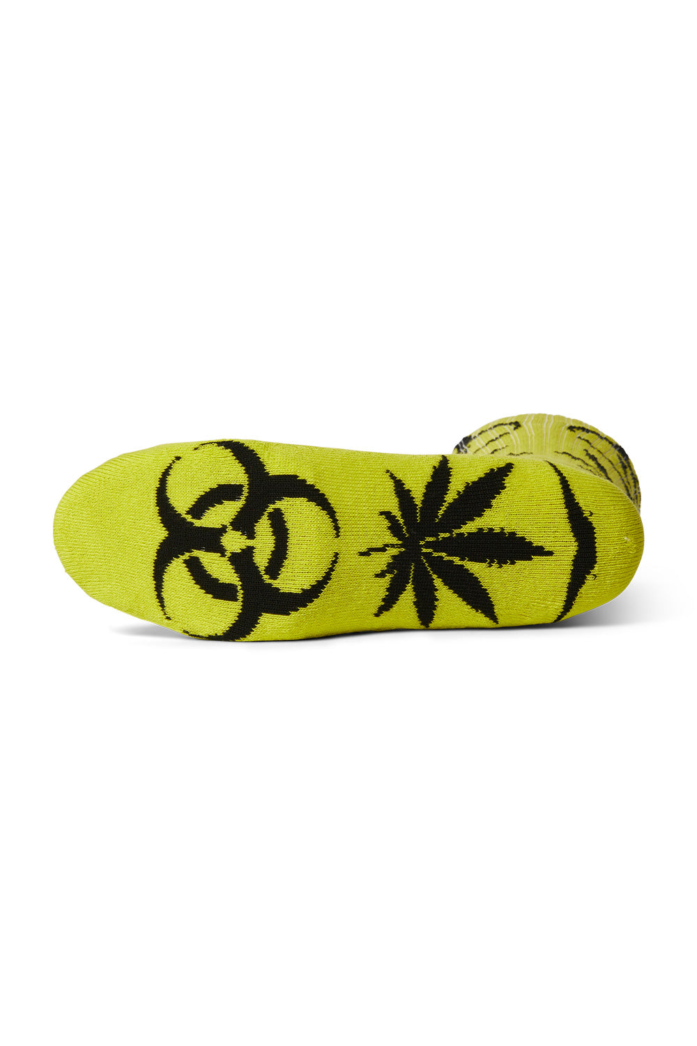 Huf Sector Plantlife Socks Safety Green - BONKERS