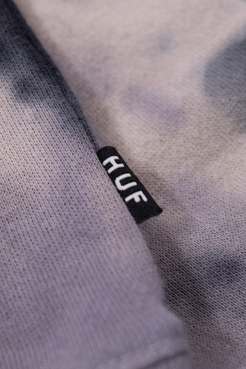 Huf Tie Dye 89 Logo Crewneck Sweatshirt Navy - BONKERS