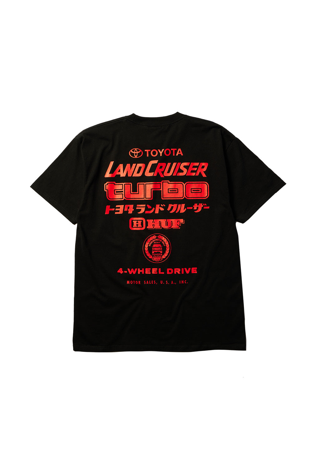 Huf X Toyota Land Cruiser Turbo SS T-Shirt Black