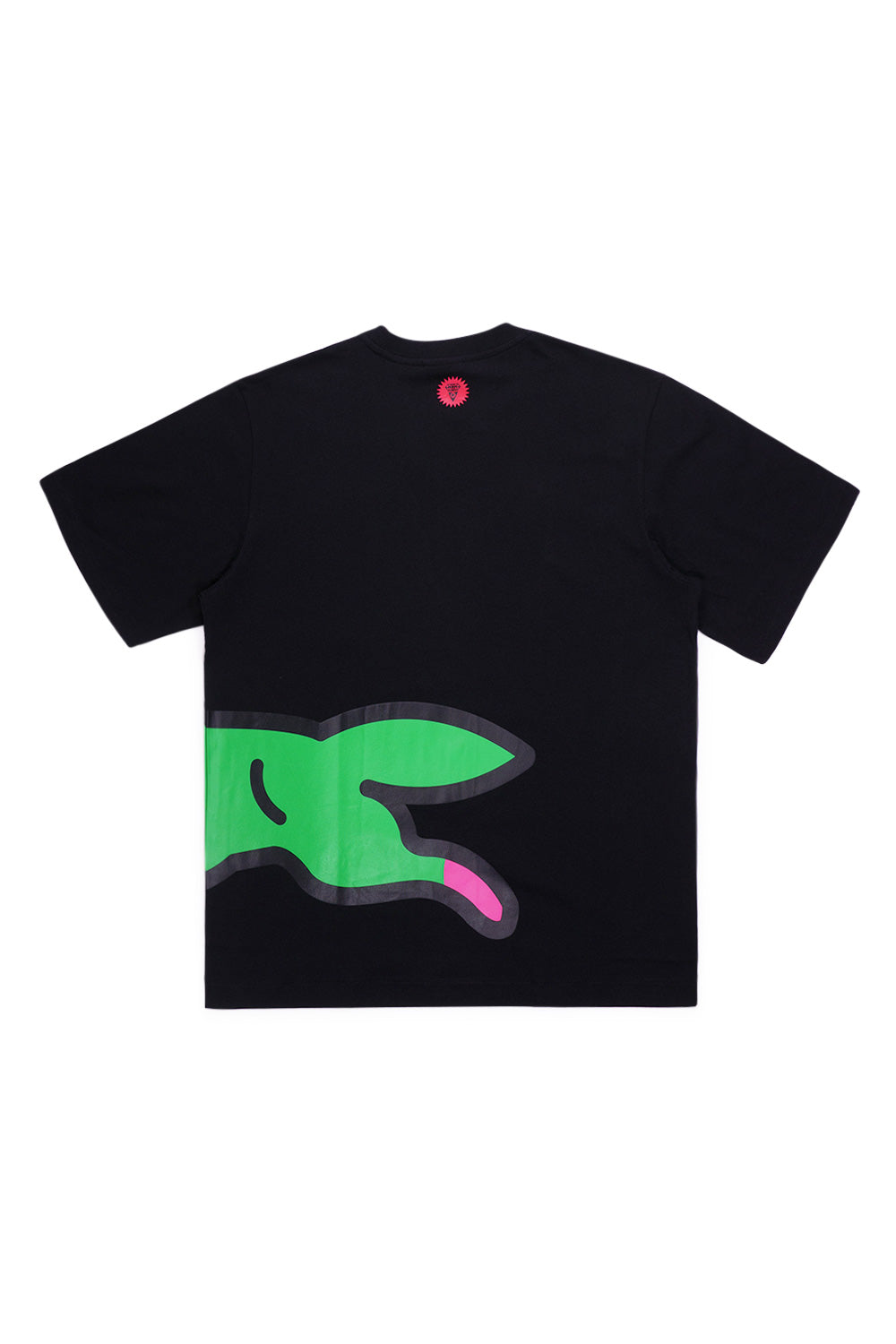 IceCream Jumbo Running Dog Tee Schwarz – Stylisches Oversized-T-Shirt mit auffälligem Running Dog-Design von IceCream