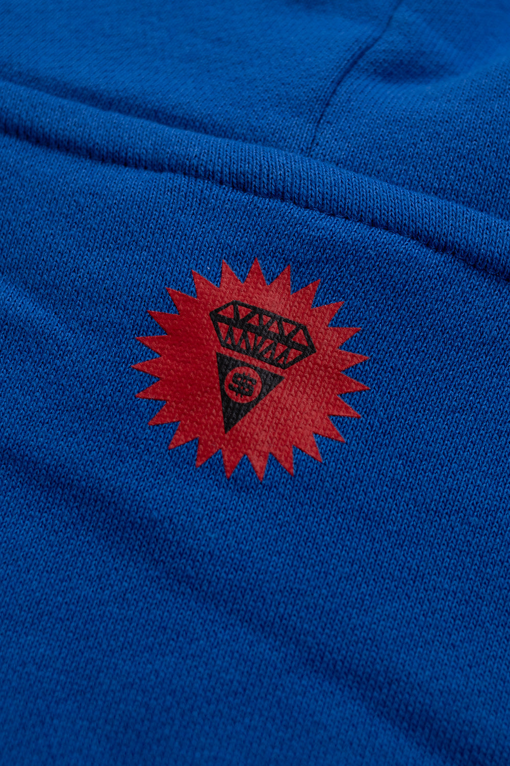 IceCream Rhinestone Cones & Bones Hoodie Blue – Hochwertiger IceCream Hoodie mit Strass-Verzierung und ikonischem Cones & Bones-Logo für einen edlen Street-Style