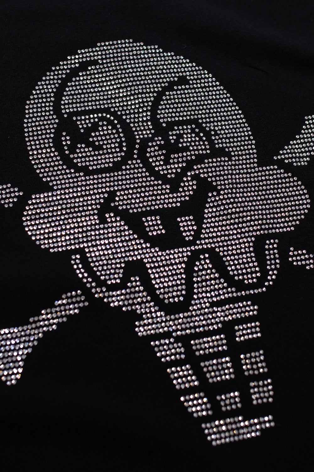 IceCream Rhinestone Cones & Bones T-Shirt Black – Lässiges Streetwear-T-Shirt mit funkelndem Cones & Bones-Motiv für einen coolen Look