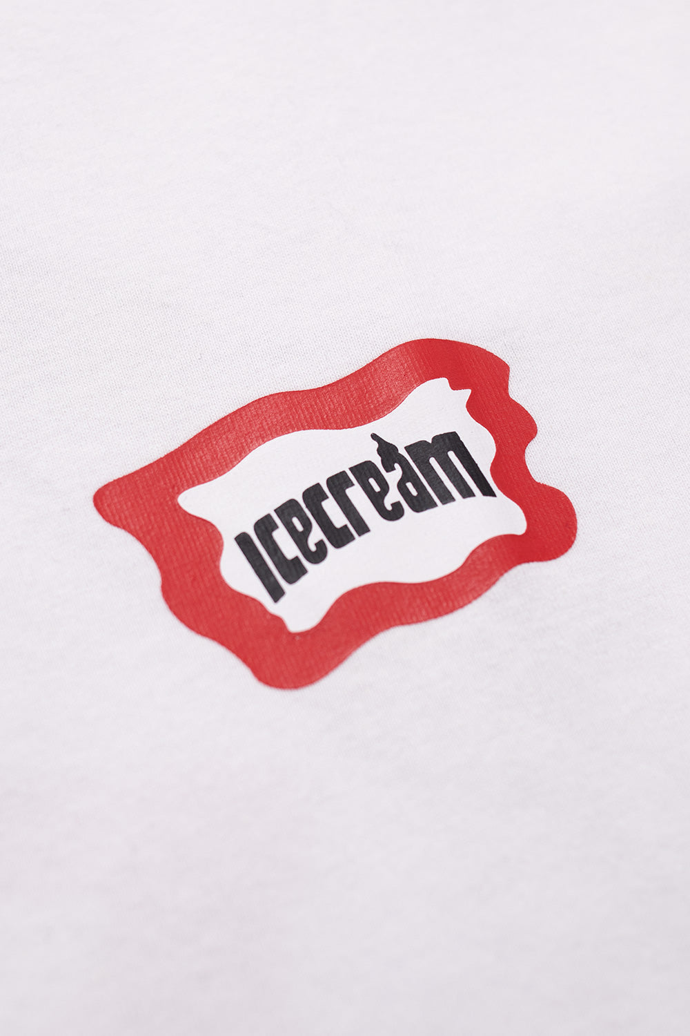 IceCream Roundabout Tee Weiß – Lässiges Skate- und Streetwear-T-Shirt mit farbigem Logo-Design von IceCream
