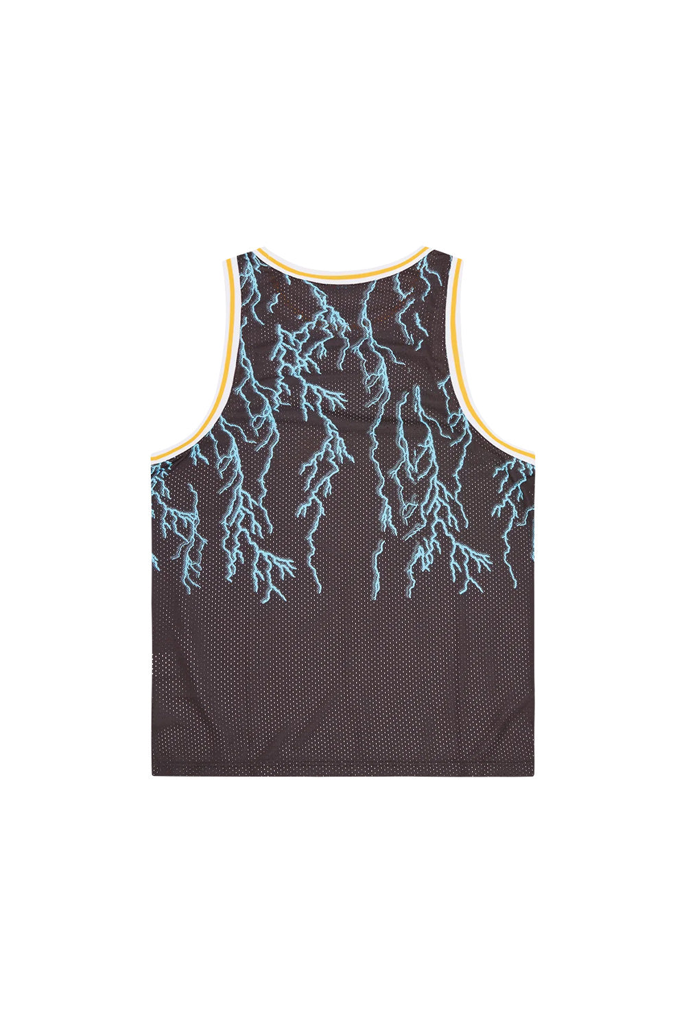 IceCream Soft Serve Lightning Basketball Top in Schwarz – High-Quality Sportoberteil mit auffälligem Lightning-Muster und markantem Branding