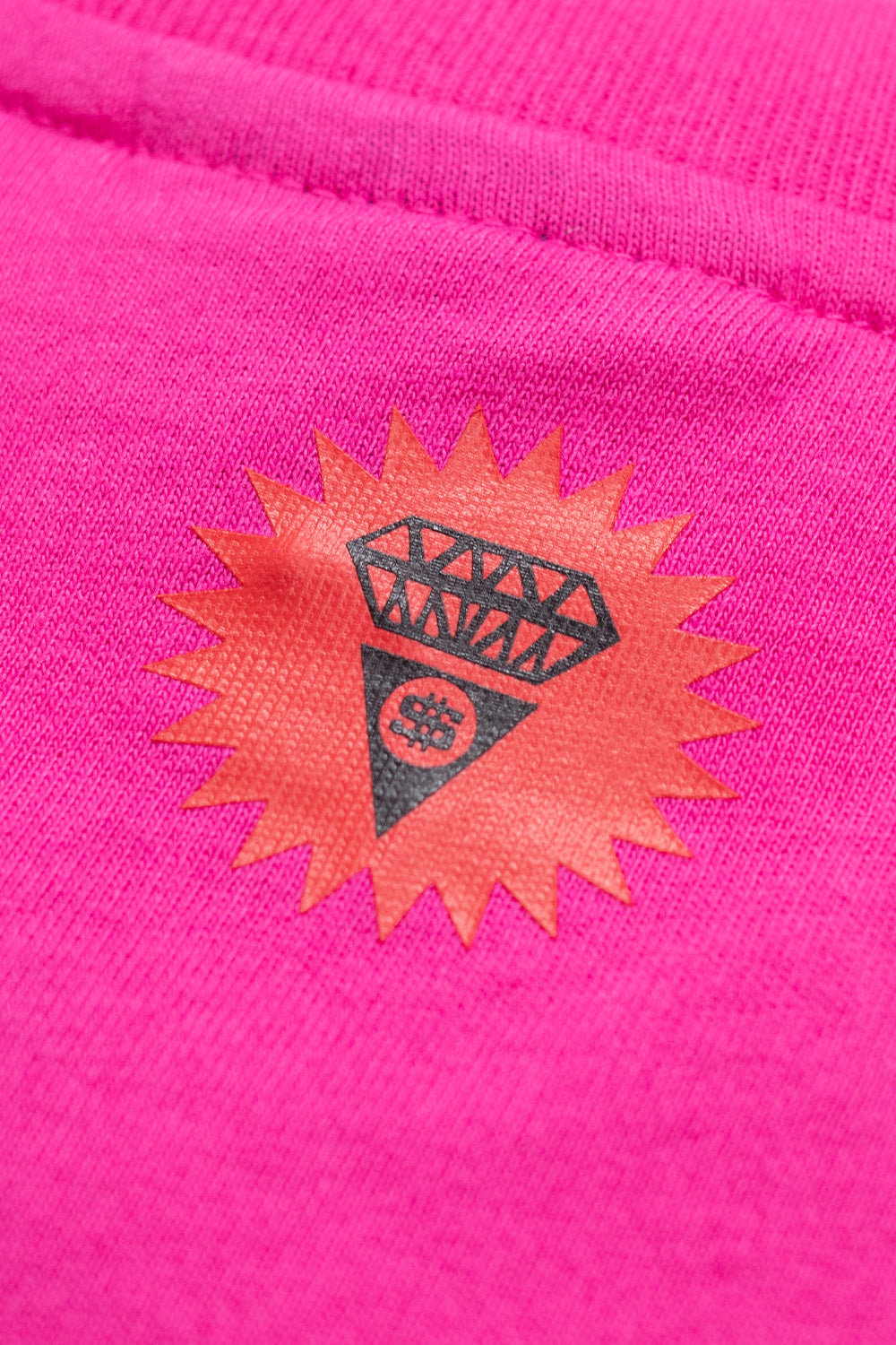 "Hochwertiges ICECREAM T-Shirt in Pink mit rebellischem Anarchy-Design"