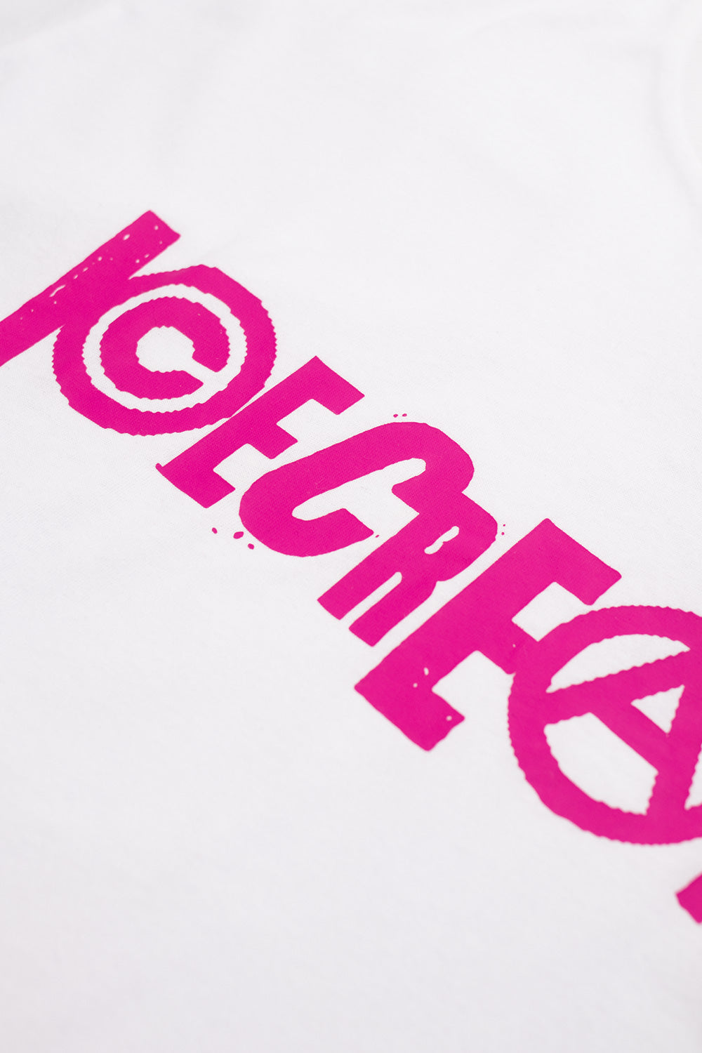 Ice Cream white Anarchy T-shirt with statement graphic for modern casual fashion