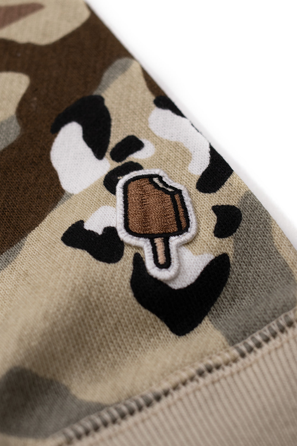 IceCream Choc Chip Running Dog Full Zip-Through Hood Camo - BONKERS