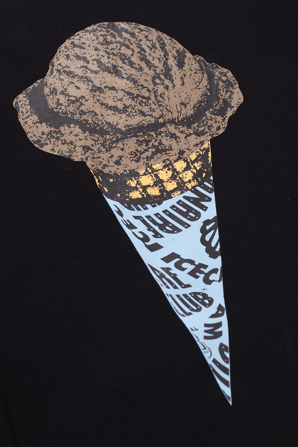 IceCream Cone Crewneck Black - BONKERS