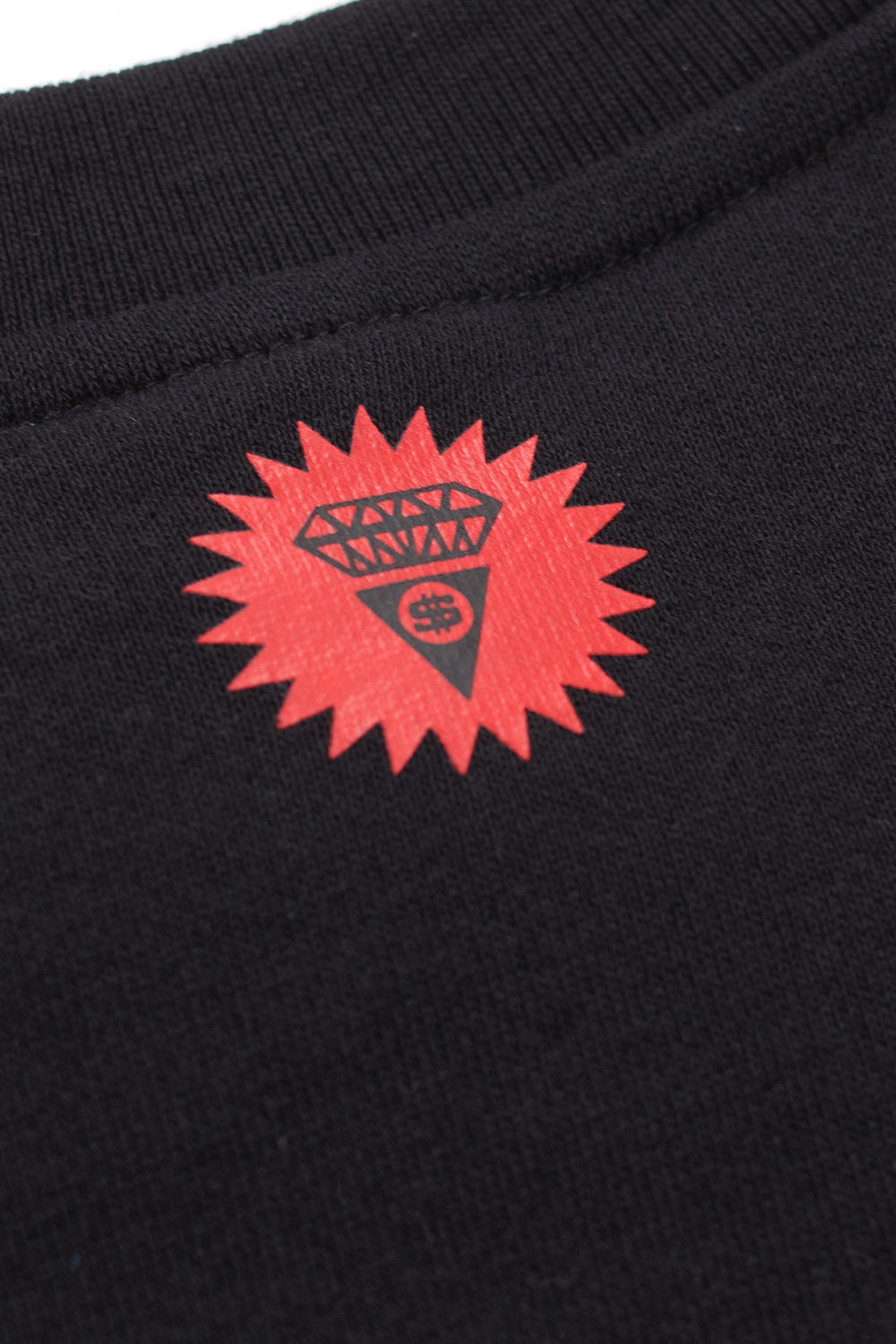 IceCream Halftone Running Dog Crewneck Black - BONKERS