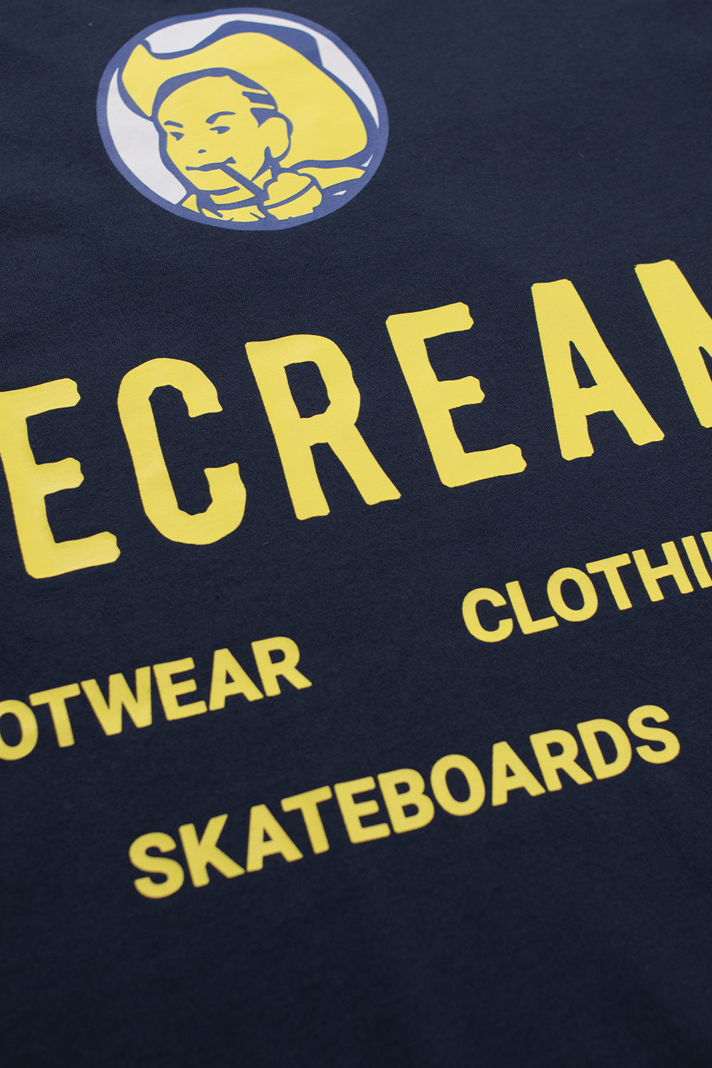 Ice Cream navy T-shirt featuring bold cowboy graphic for modern casual looks