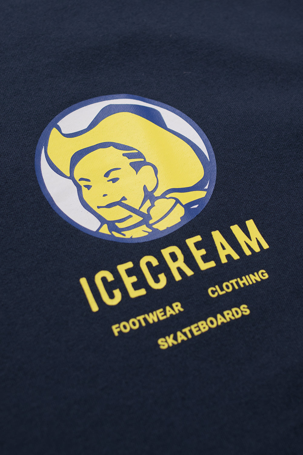 Stylish Ice Cream cowboy T-shirt in navy with eye-catching graphic print