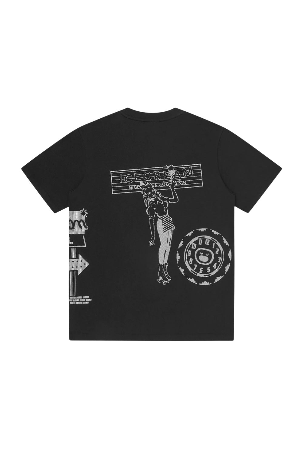 IceCream Road Trip T-Shirt Black - BONKERS