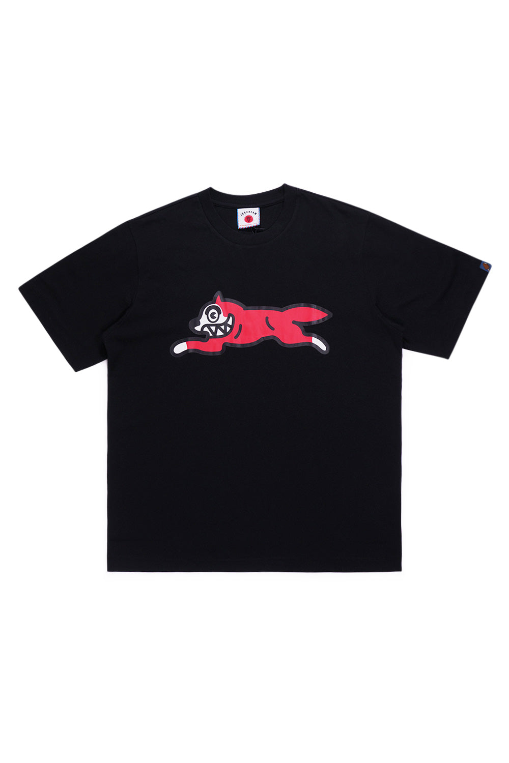 Ice Cream black T-shirt with Running Dog graphic for bold streetwear style