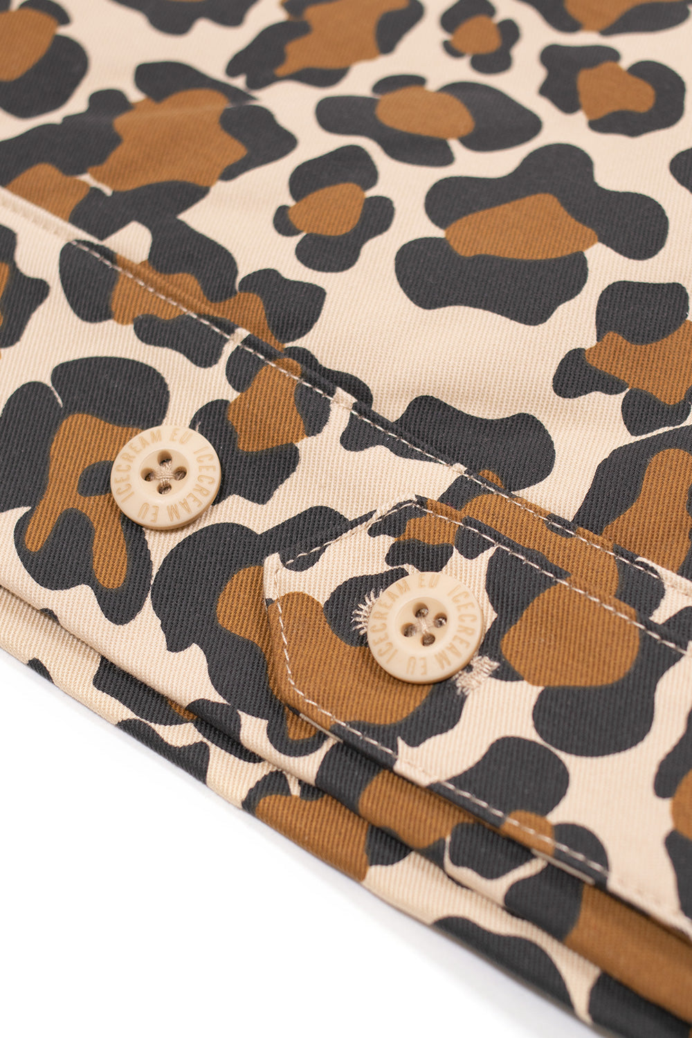 Icecream Workwear Jacke Leo-Print – Lässige Übergangsjacke mit markantem Design für einen auffälligen Look