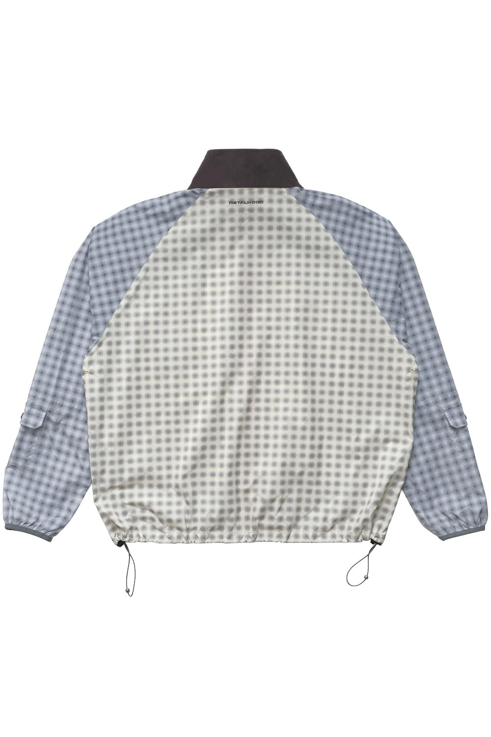 Metalwood Studio Double Plaid Windbreaker Jacket Multicolor - BONKERS