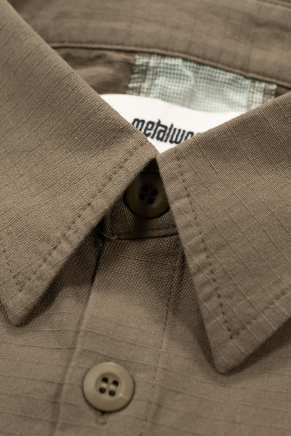 Metalwood Studio Planted Work Shirt Olive - BONKERS