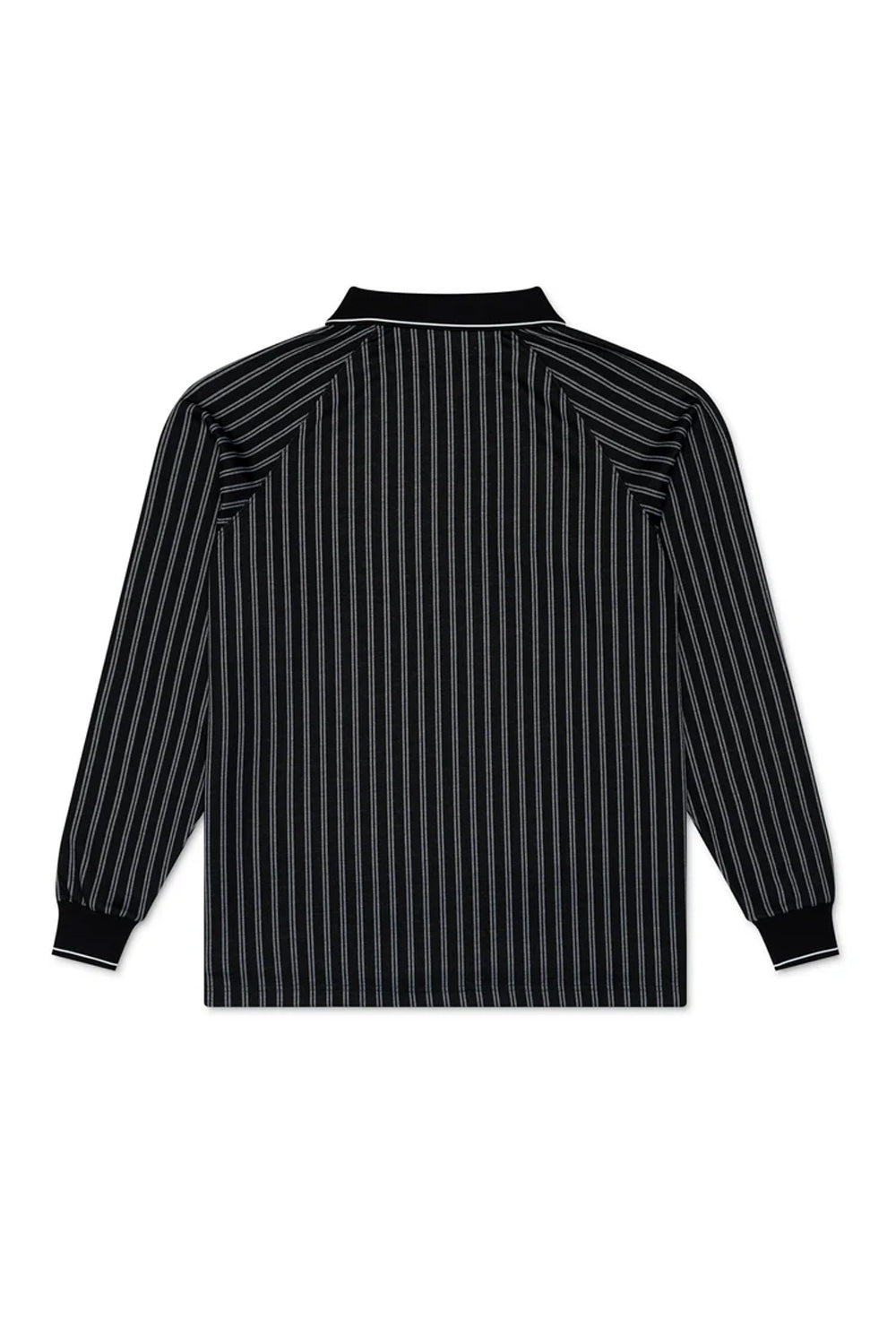 Hochwertiges Metalwood Studio LS Polo in Schwarz – Stylisches Longsleeve mit Kragen
