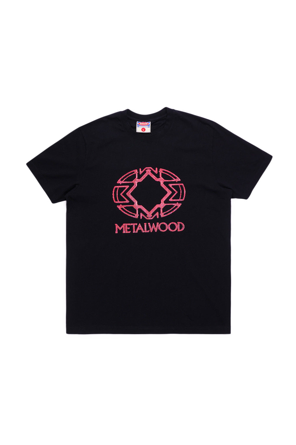 Metalwood Studio Screen Illusion T-Shirt Black - BONKERS