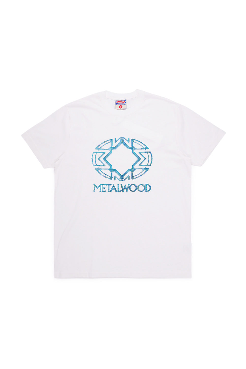 Metalwood Studio Screen Illusion T-Shirt White - BONKERS