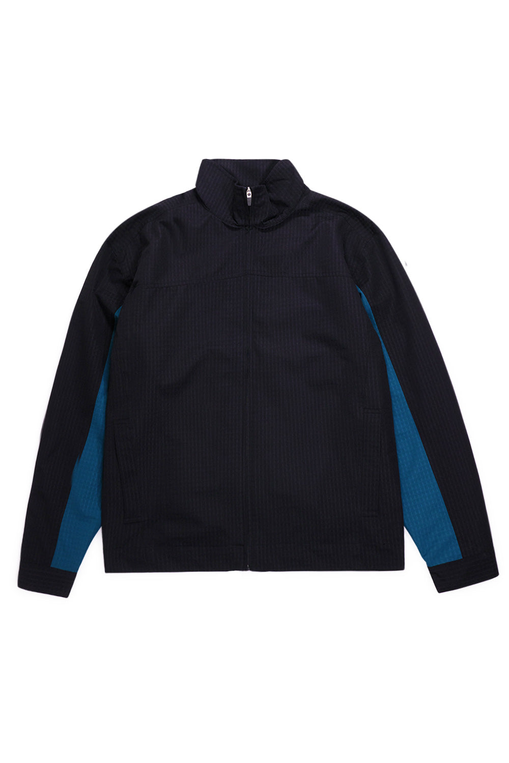 Metalwood Studio Textured Tour Jacket Black – Stylische Jacke aus atmungsaktivem Polyester mit strukturierter Oberfläche und hochwertigem YKK-Reißverschluss.