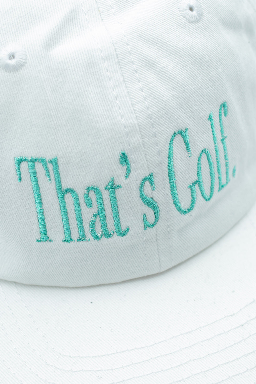 Metalwood Studio That's Golf Dad Hat White - BONKERS