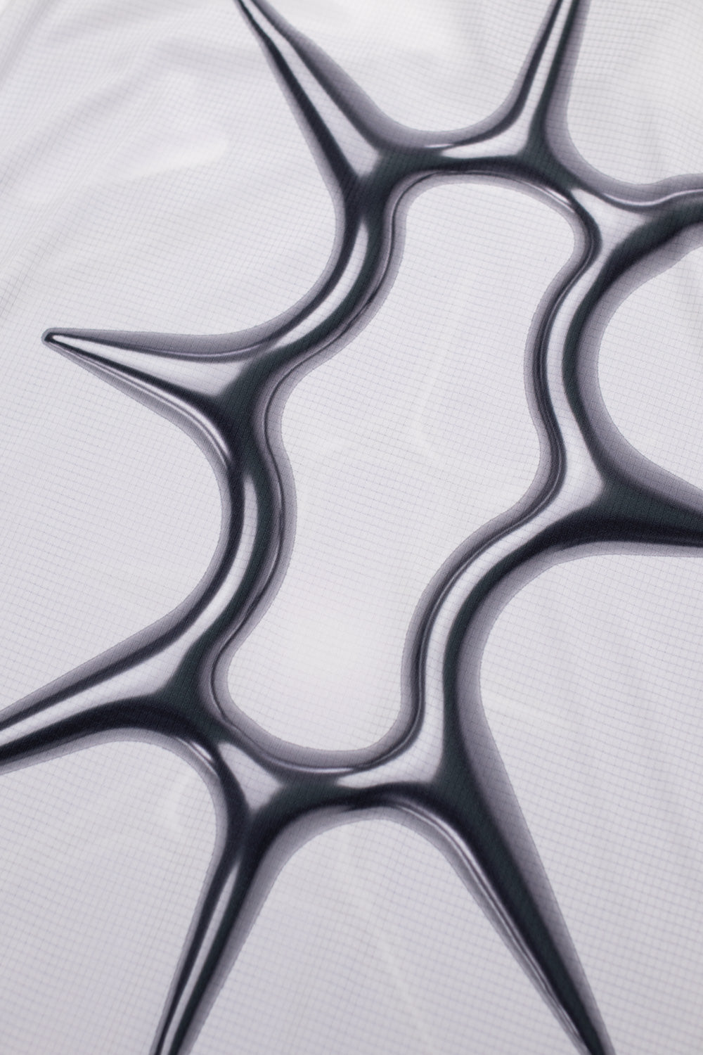 Metalwood Studio X-Games LS Jersey – Bedrucktes Polyester-Jersey in Weiß und Lila mit elastischem Kragen für einen modernen, funktionalen Look.