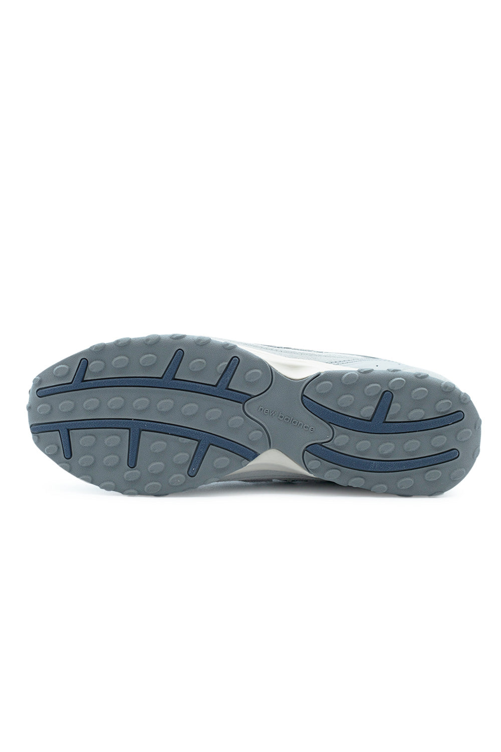 bottom sole view New Balance 204L Raincloud Ash Wood with durable rubber outsole, classic tread pattern, flex grooves and optimized grip for daily lifestyle use