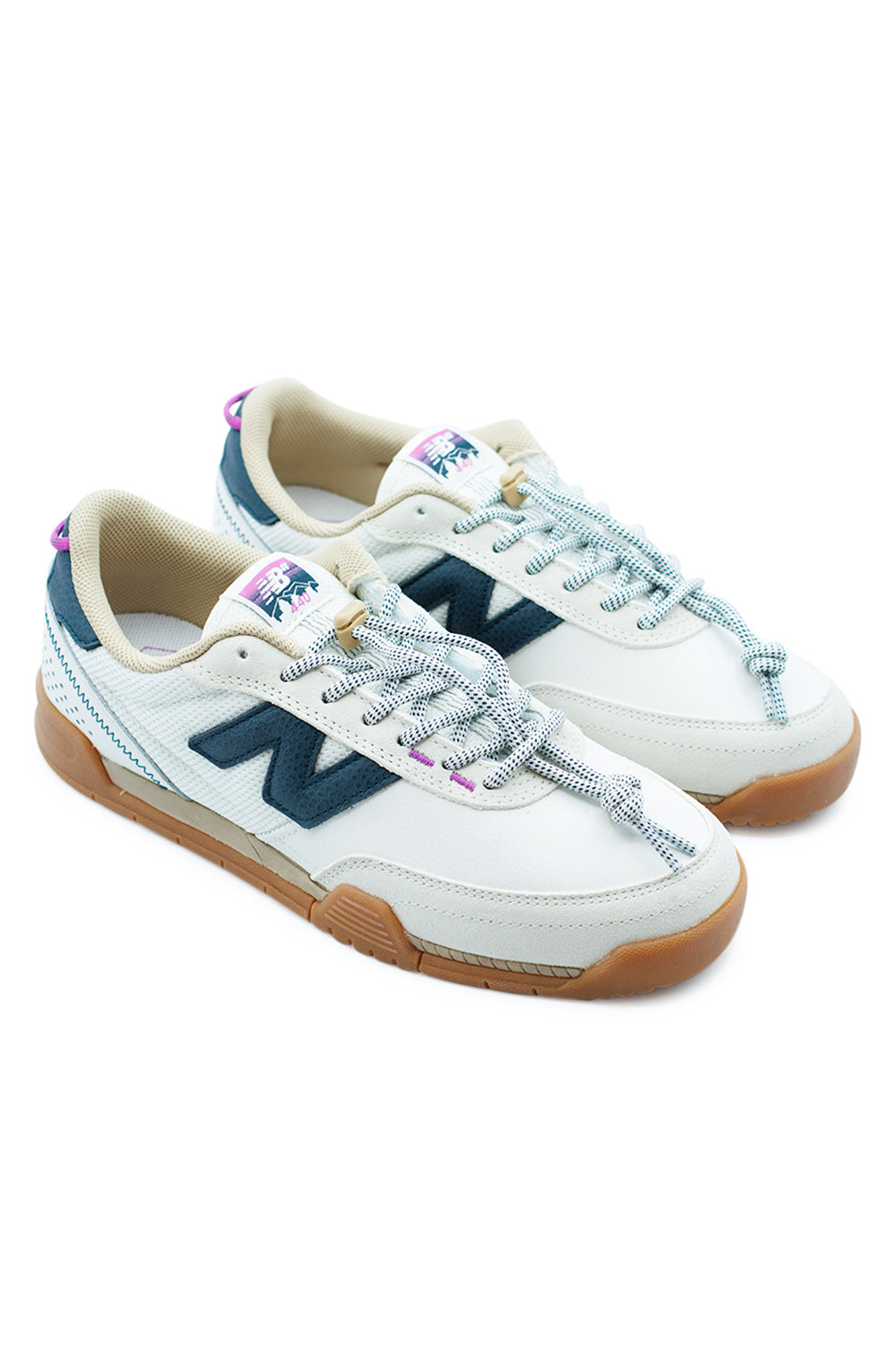 New Balance Numeric 440 V2 Low Trail Shoe in Sea Salt/Deep Ocean, combining comfort and support for all-day wear and casual use.