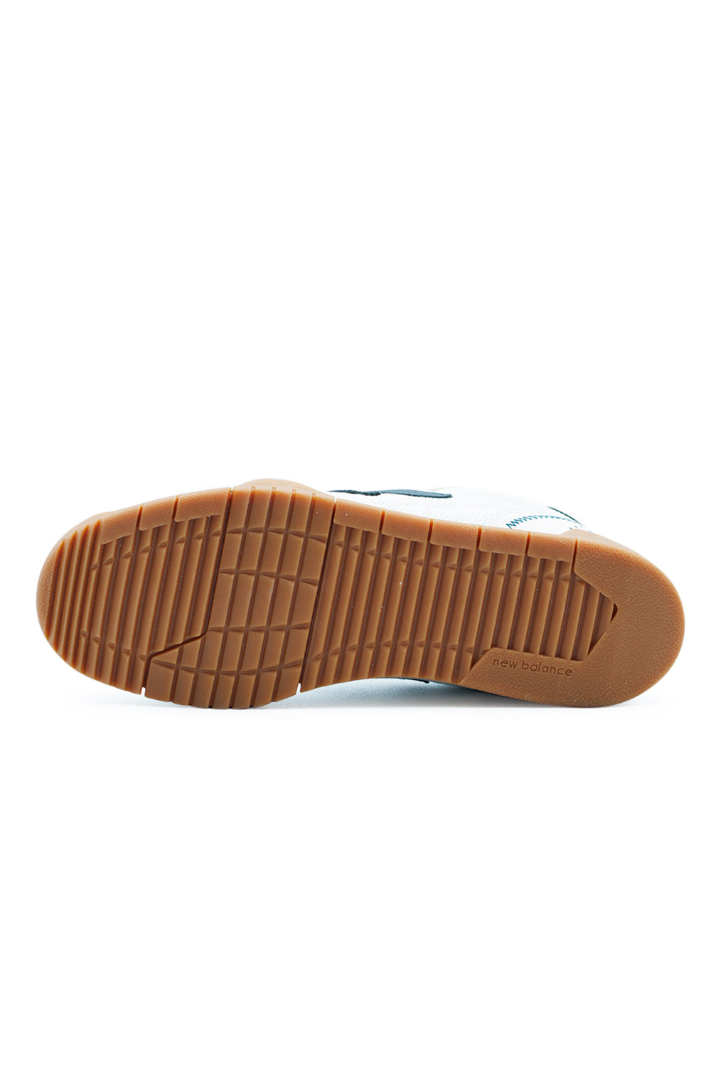 Top-down view of the New Balance Numeric 440 V2 Low Trail Shoe in Sea Salt and Deep Ocean, showcasing its stylish design and skate-ready performance.