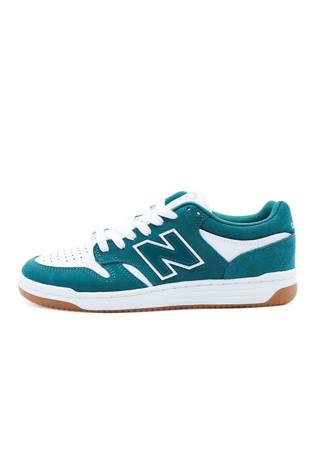 New Balance Numeric 480 Vintage Teal – Robuster Skate-Schuh mit hochwertigem Suede- und Leder-Obermaterial für langlebigen Komfort und premium Passform.
