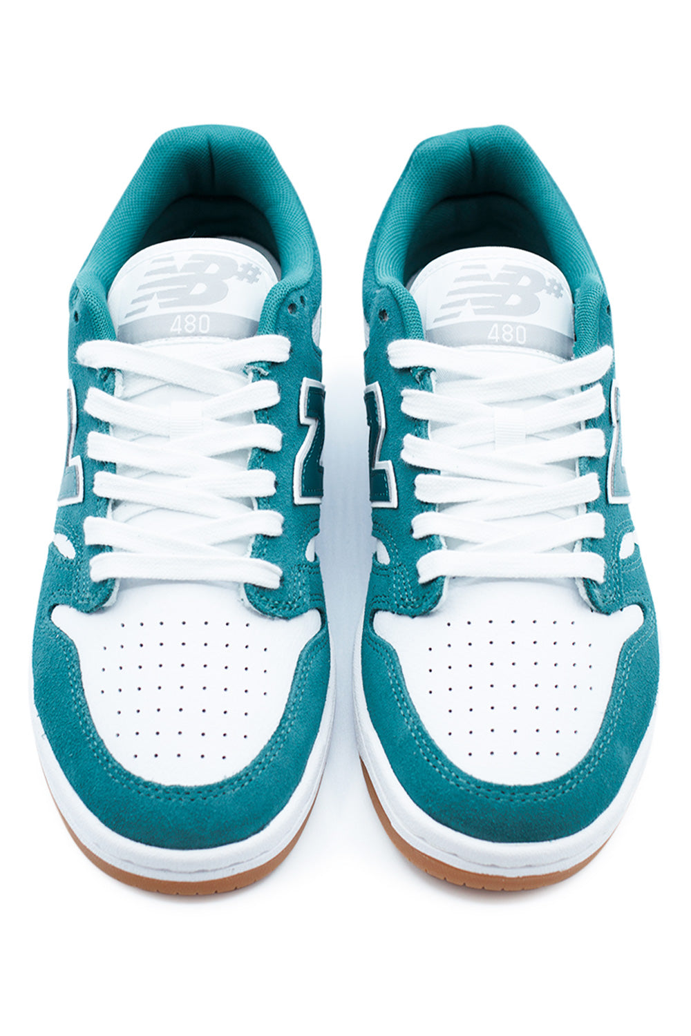 New Balance Numeric 480 – Skate-Sneaker im Vintage Teal mit FuelCell-Schaum in der Cup-Sohle für verbesserte Propulsion und Energie-Rückgabe bei jedem Schritt.