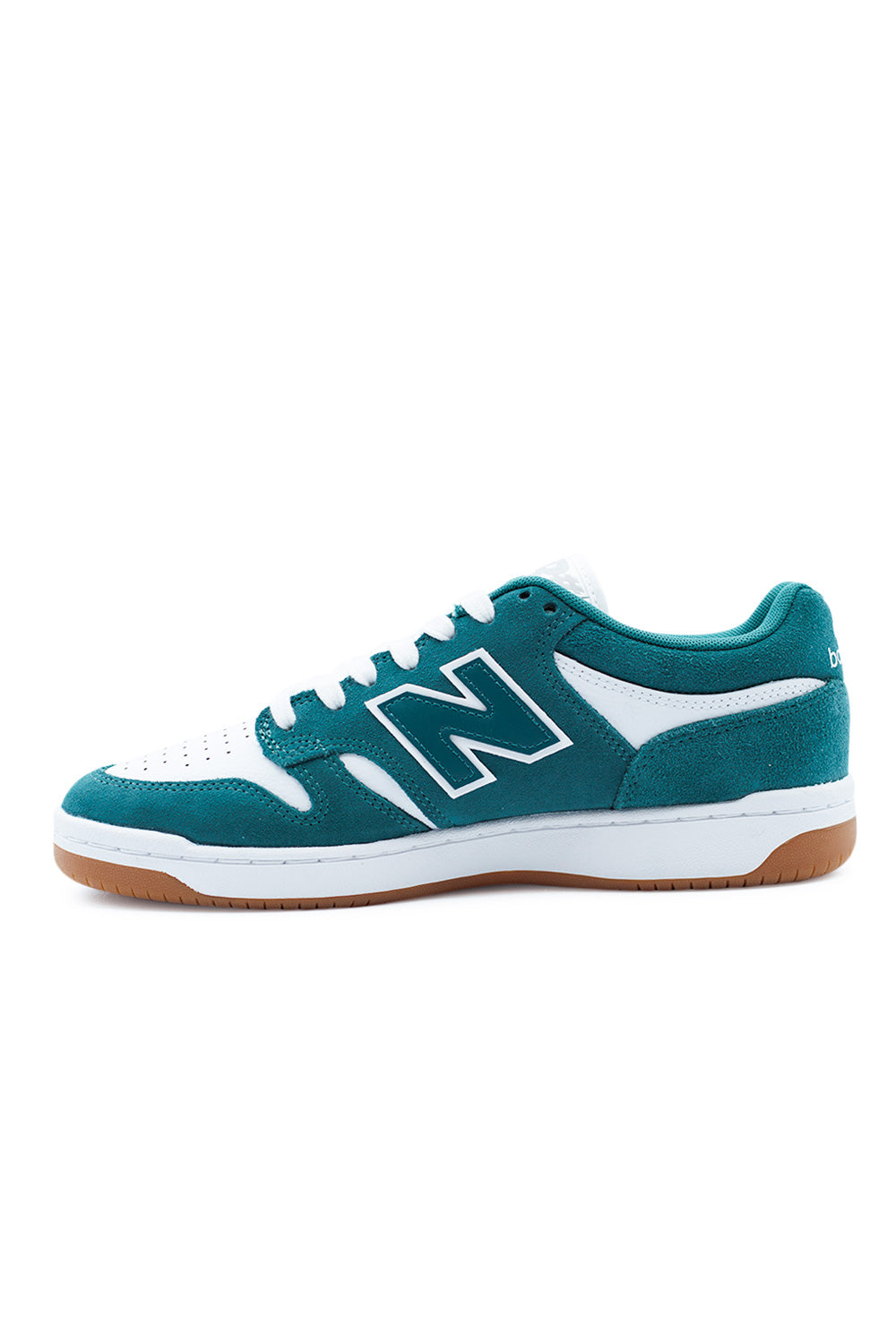 New Balance Numeric 480 Vintage Teal – Langlebiger Skate-Schuh mit Suede- und Leder-Obermaterial und verstärktem Zehenschutz für den intensiven Einsatz.