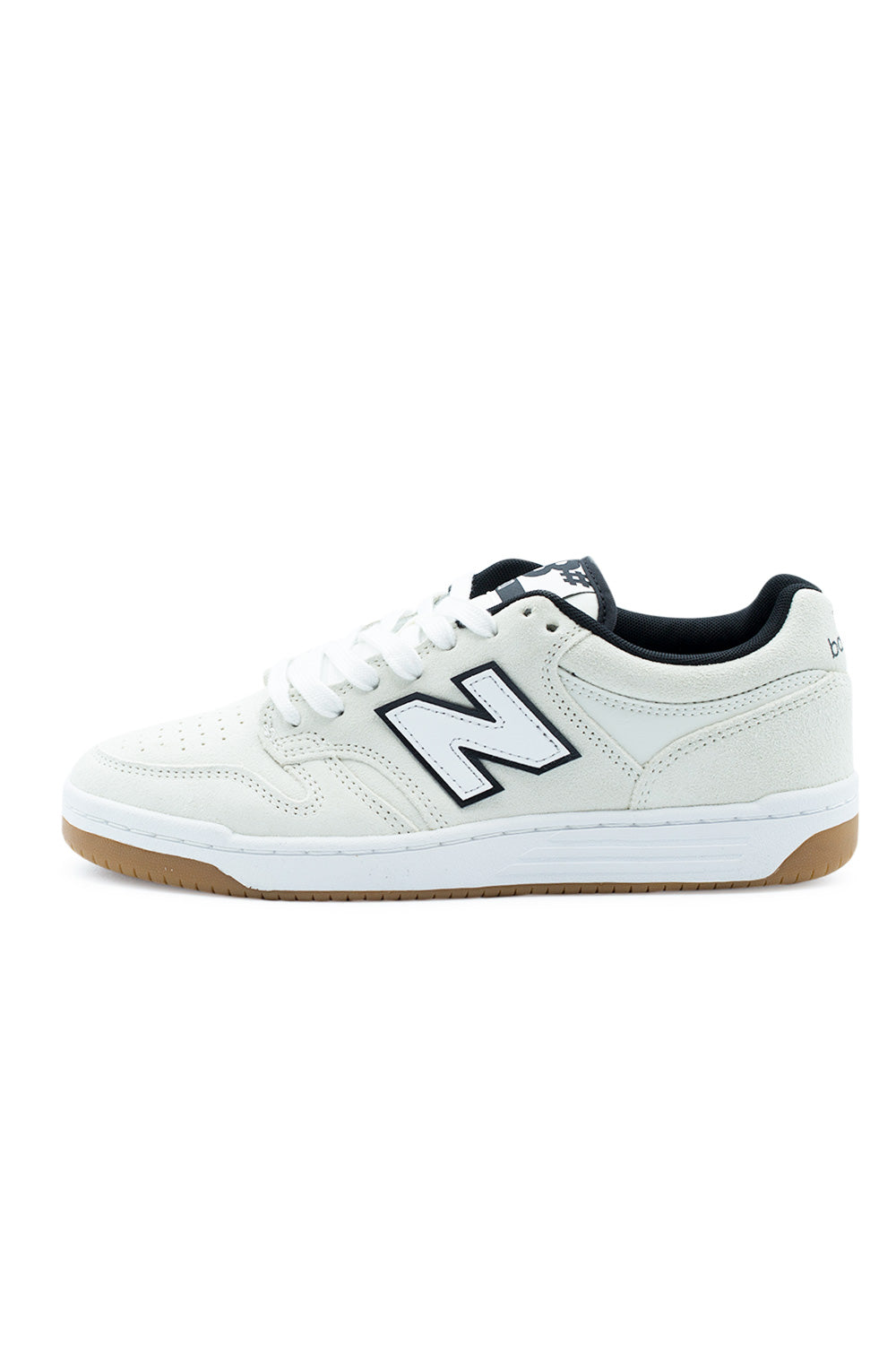 New Balance Numeric 480 Shoe White / Black - BONKERS