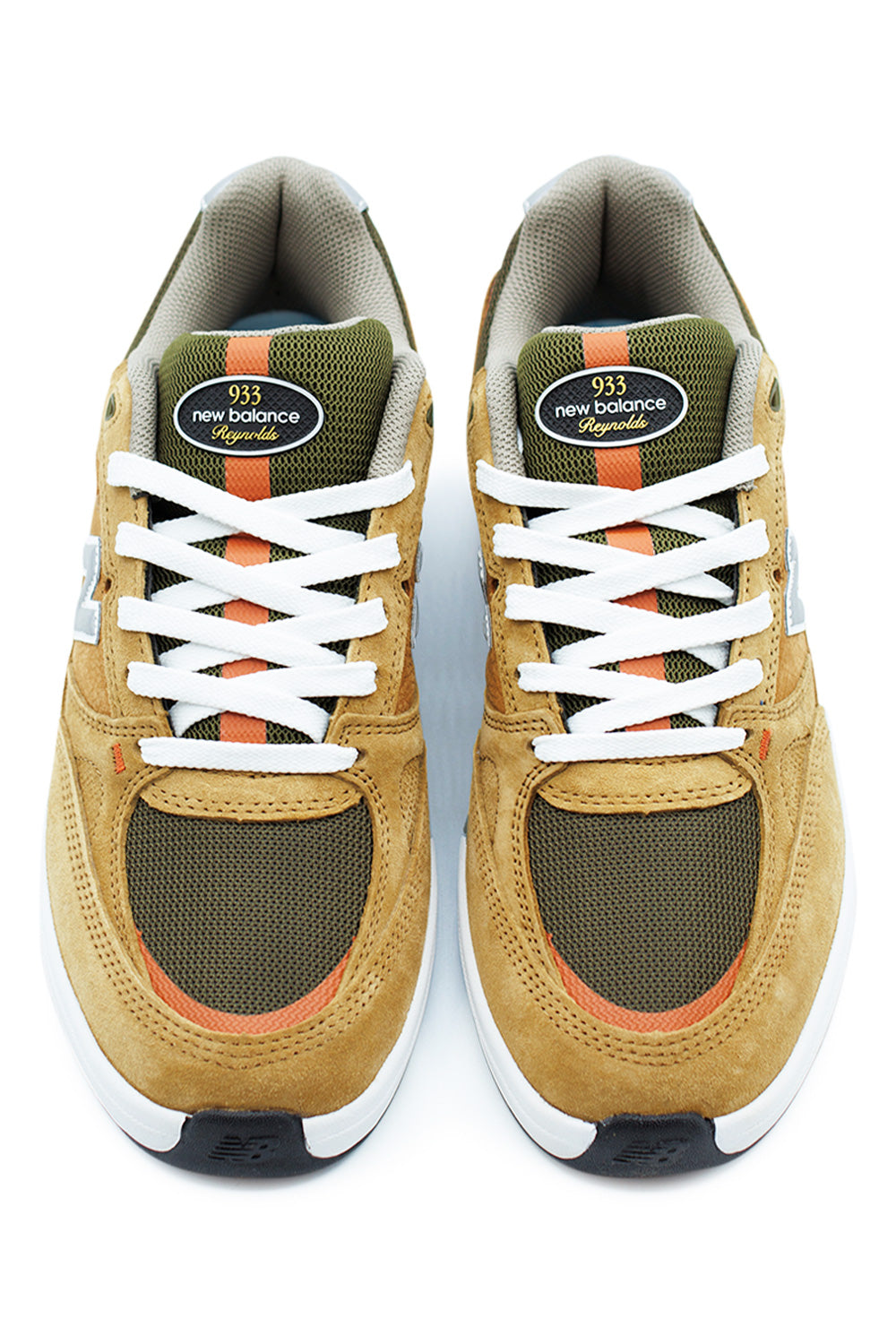 Obenansicht des Andrew Reynolds 933 Sneakers – atmungsaktives Obermaterial mit sicherem Fantom Fit für präzisen Halt beim Skaten