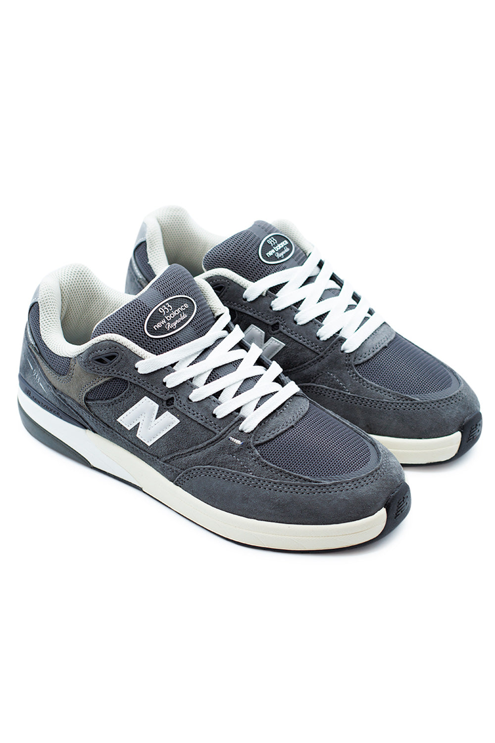 New Balance Numeric 933 Andrew Reynolds Shoe Dark Grey / White - BONKERS