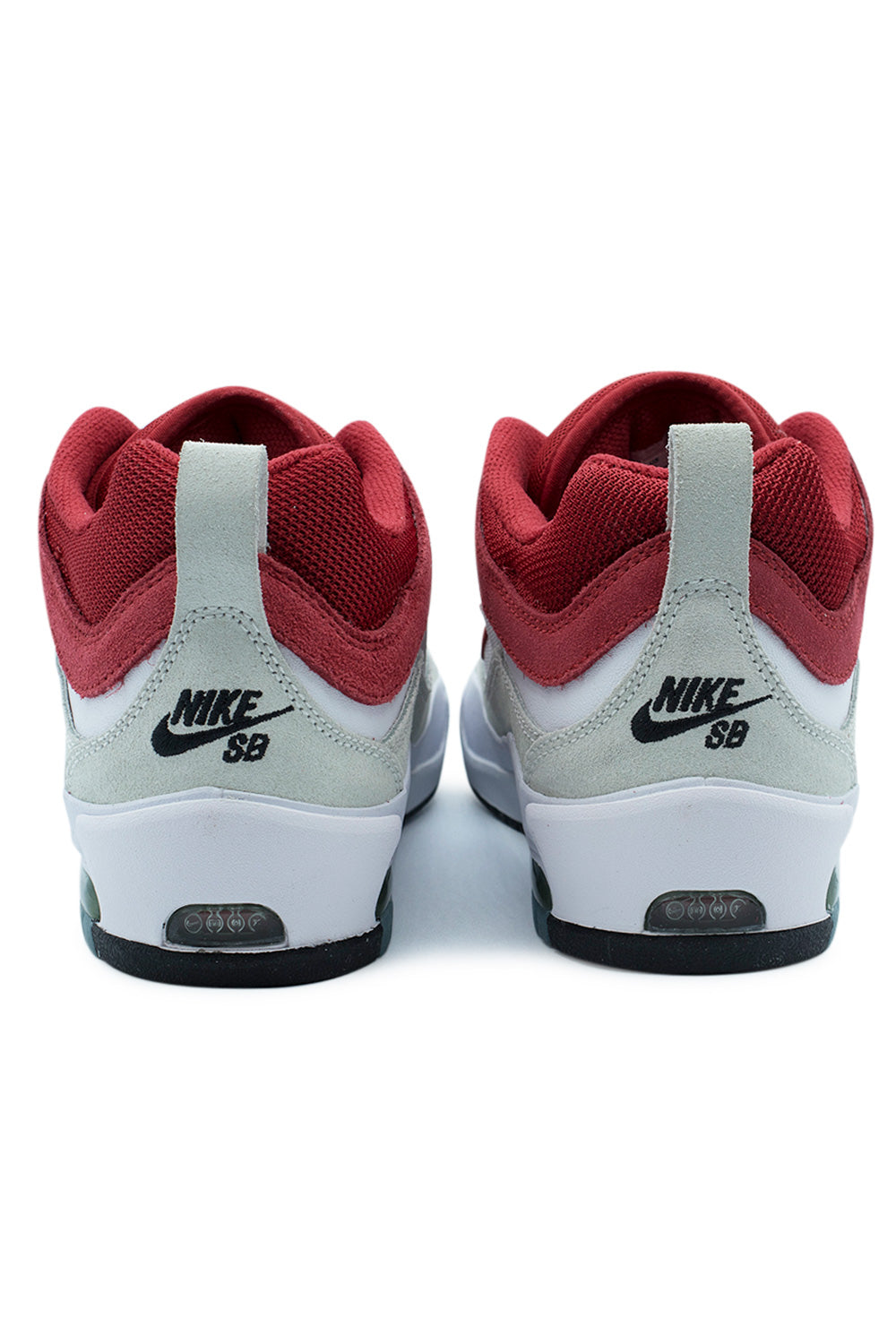 Nike SB Air Max Ishod Shoe White / Varsity Red / Summit White - BONKERS