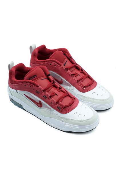 Nike SB Air Max Ishod Shoe White / Varsity Red / Summit White - BONKERS
