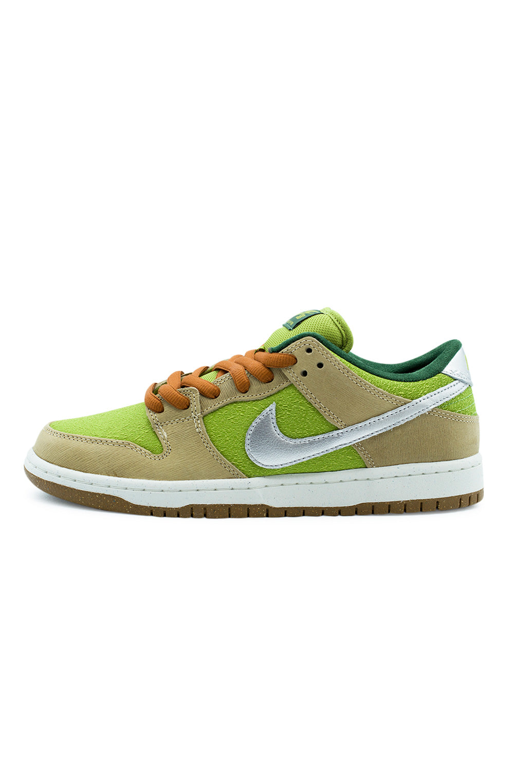Nike SB Dunk Low Pro WC Shoe (Escargots) Sesame / Metallic Silver / Pear - BONKERS